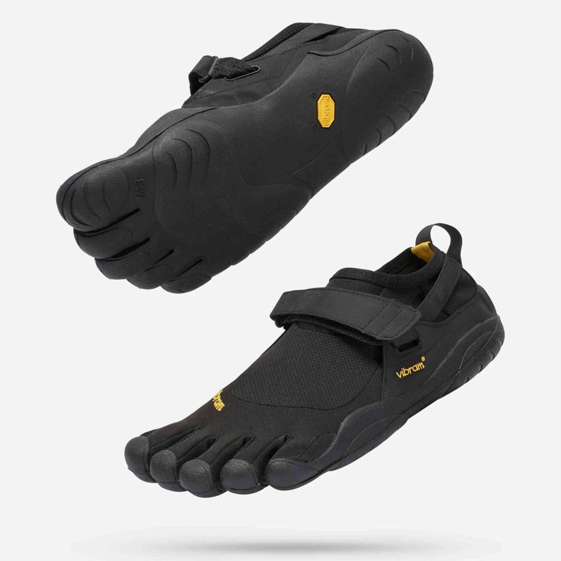 vibram أحذية فيبرام للرجال فايف فينجرز KSO | حذاء تدريب عاري للقدمين لتحقيق التوازن والثبات، أسود/أسود، 48 EU / 12.5-13 US - Image 5